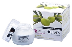 Olives Mediterranean Dieninis veido kremas su hialuronu 50 ml